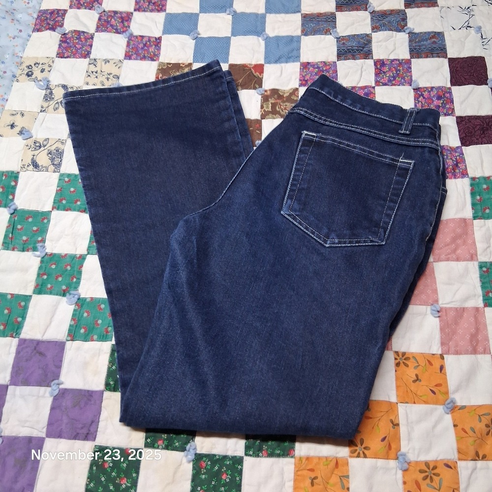 No Boundaries Dark Denim Blue Boot Cut Jeans Juniors SZ 9 30x30 High Rise Pants